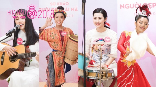 Hoa hậu Việt Nam 2018 xuất hiện nhiều tài năng bất ngờ