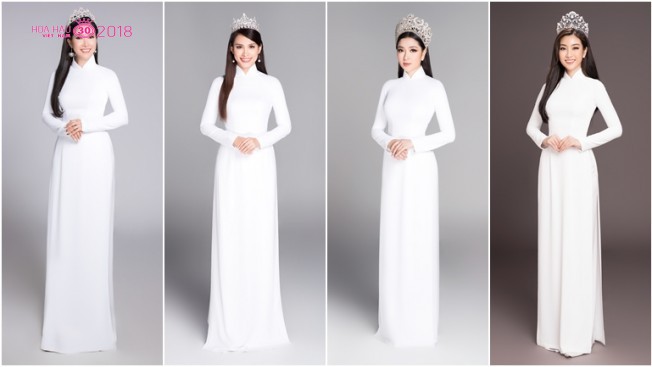 “Thanh xuân” của dàn Hoa hậu Việt Nam gói ghém trong bộ ảnh áo dài trắng của NTK Ngô Nhật Huy