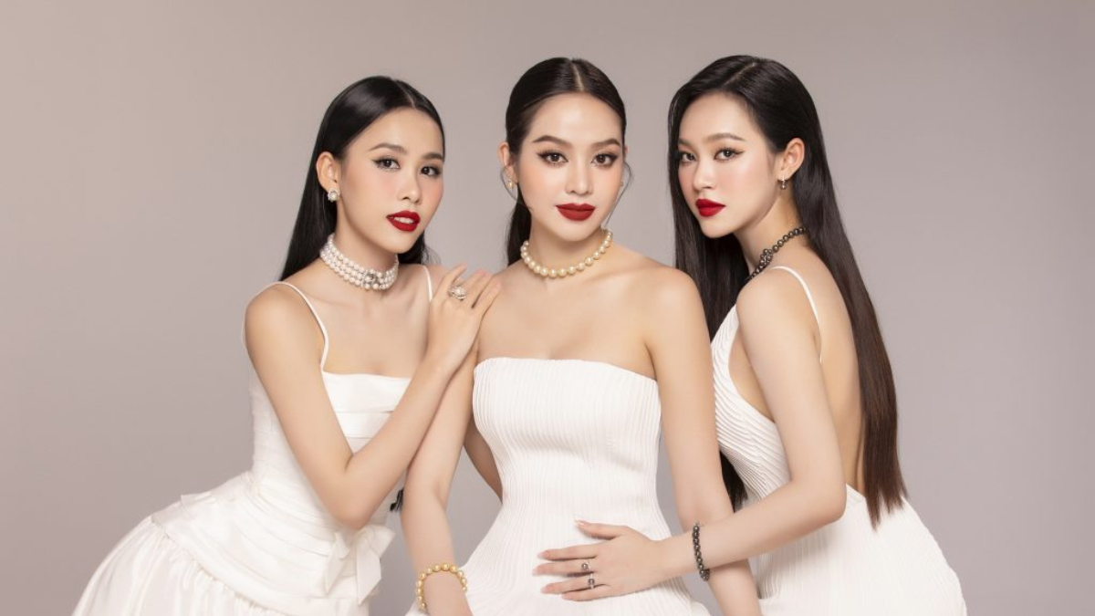 Top 3 Hoa hậu Việt Nam 2022 thăng hạng nhan sắc với trang sức ngọc trai Long Beach Pearl